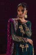 Annus Abrar | Mirha Winter Velour | Lila by Annus Abrar - Designer Dress - Type: Ladies Clothes - Available at Libayah - 100% Original