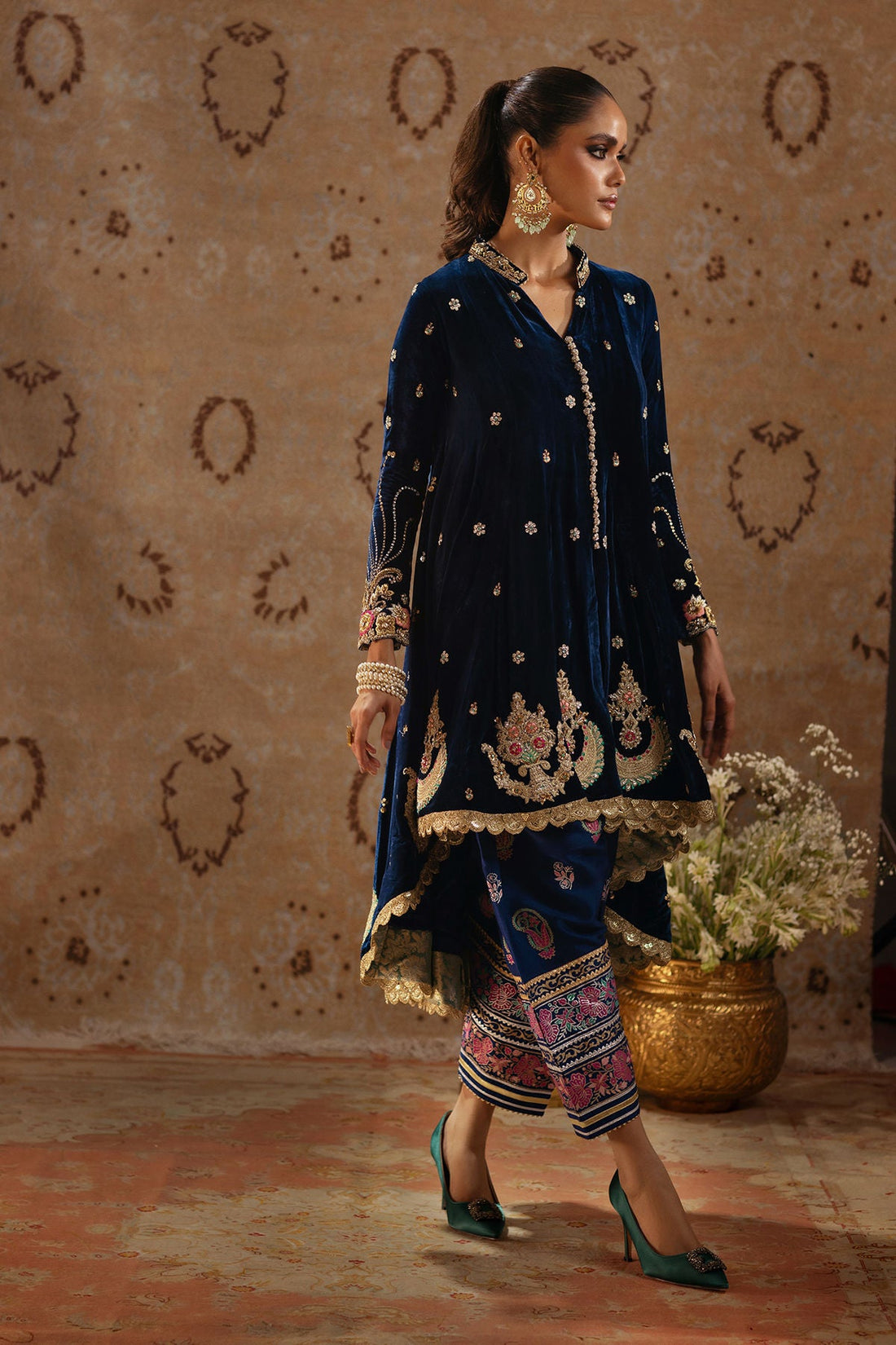 Annus Abrar | Mirha Winter Velour | Sheema by Annus Abrar - Designer Dress - Type: Ladies Clothes - Available at Libayah - 100% Original