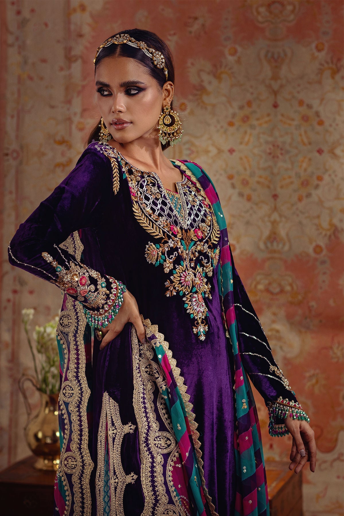 Annus Abrar | Mirha Winter Velour | Dalia by Annus Abrar - Designer Dress - Type: Ladies Clothes - Available at Libayah - 100% Original
