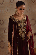 Annus Abrar | Mirha Winter Velour | Arwa by Annus Abrar - Designer Dress - Type: Ladies Clothes - Available at Libayah - 100% Original