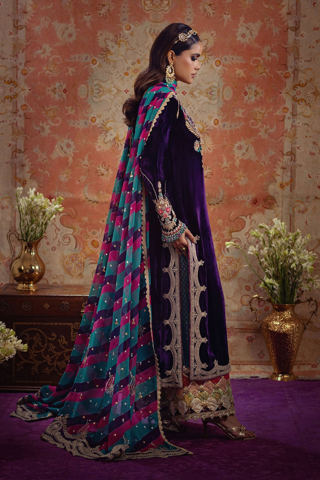 Annus Abrar | Mirha Winter Velour | Dalia by Annus Abrar - Designer Dress - Type: Ladies Clothes - Available at Libayah - 100% Original