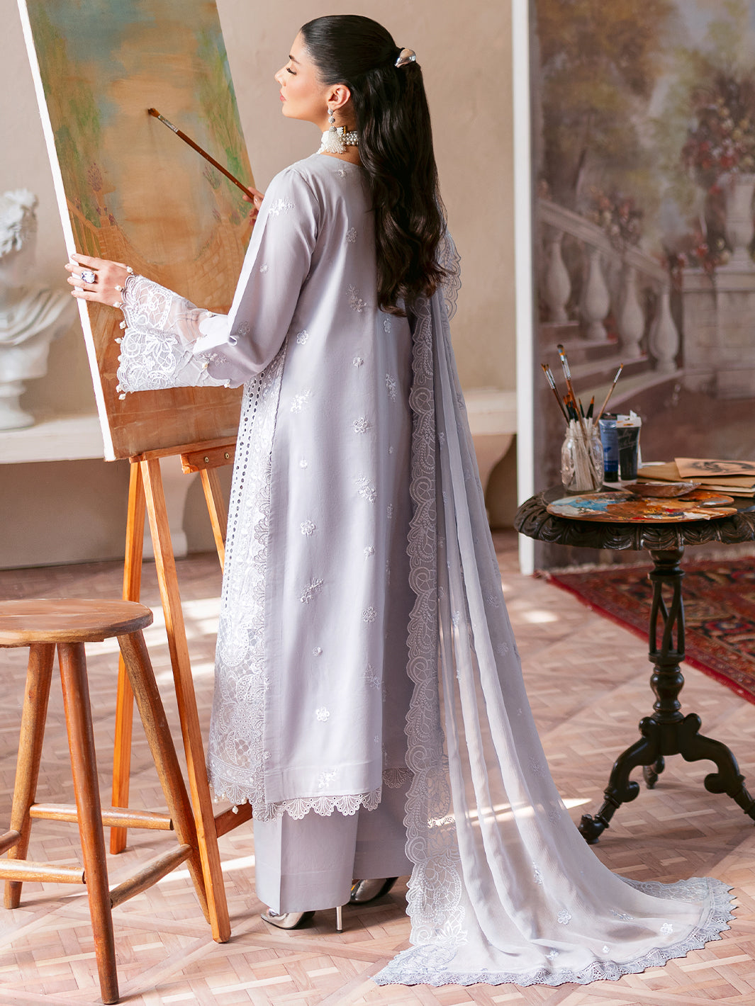 Mahnur | Sophie Luxury Lawn 25 | Ari by Mahnur - Designer Dress - Type: Ladies Clothes - Available at Libayah - 100% Original