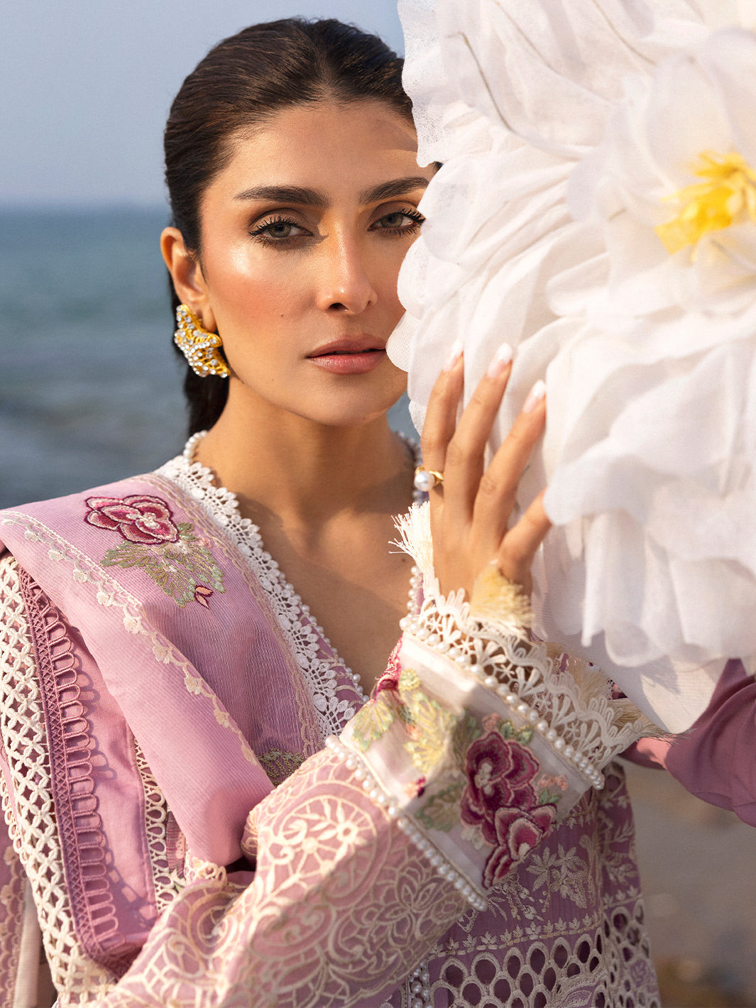 Mahnur | Sirena Luxury Lawn 25 | Aria by Mahnur - Designer Dress - Type: Ladies Clothes - Available at Libayah - 100% Original