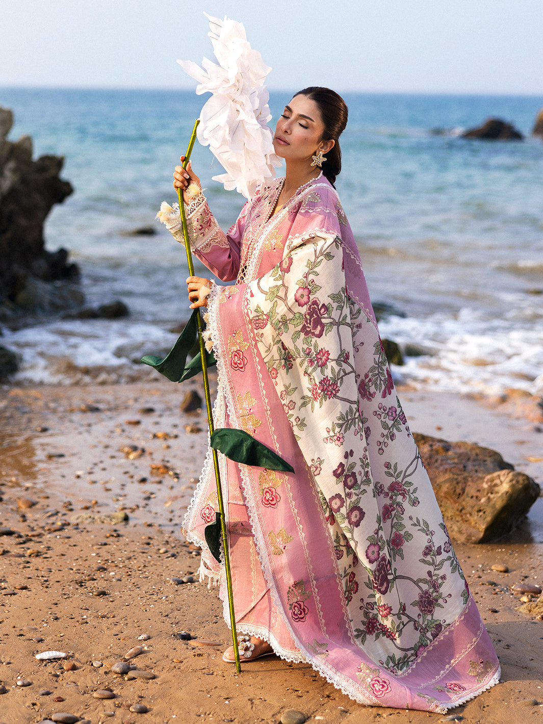 Mahnur | Sirena Luxury Lawn 25 | Aria by Mahnur - Designer Dress - Type: Ladies Clothes - Available at Libayah - 100% Original