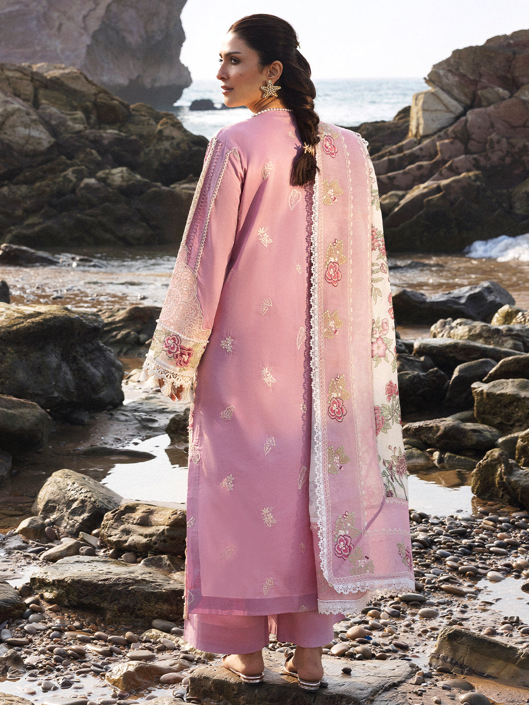 Mahnur | Sirena Luxury Lawn 25 | Aria by Mahnur - Designer Dress - Type: Ladies Clothes - Available at Libayah - 100% Original
