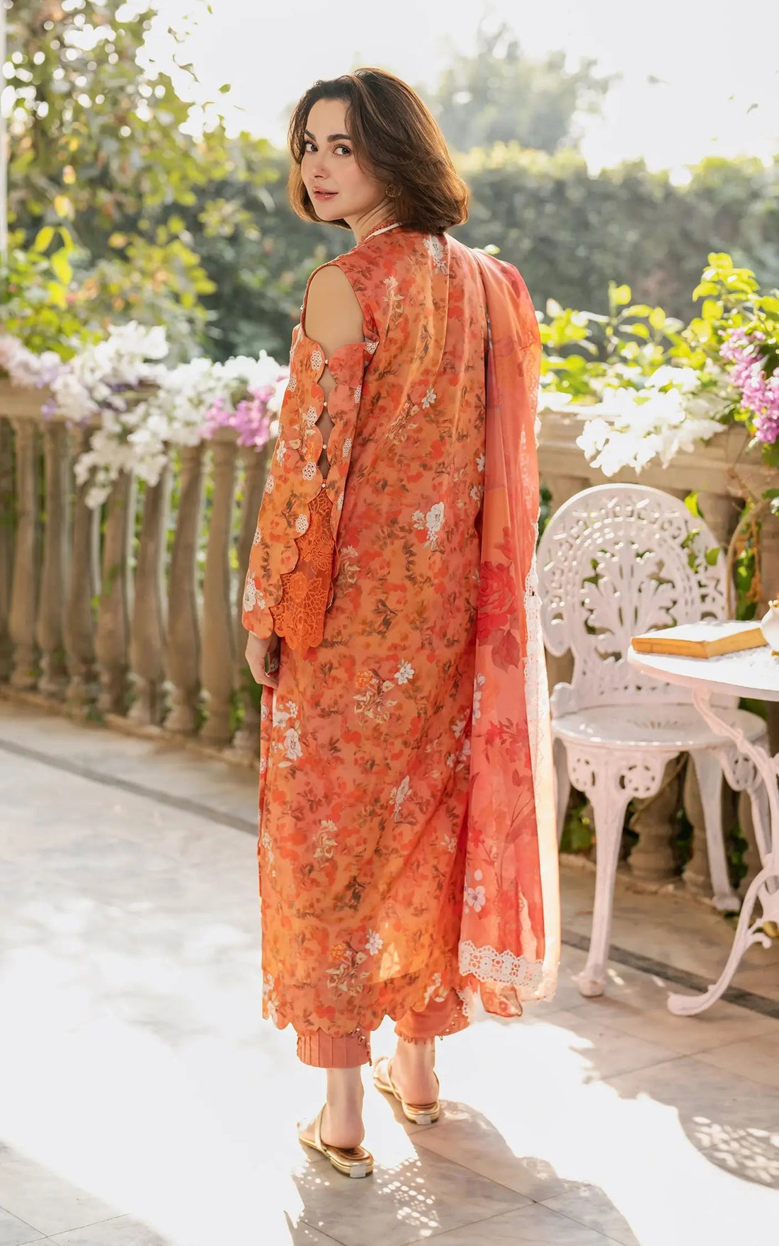 Asifa and Nabeel | Gulkari Summer 25 | Citrus Glow (GKL-08) by Asifa and Nabeel - Designer Dress - Type: Ladies Clothes - Available at Libayah - 100% Original