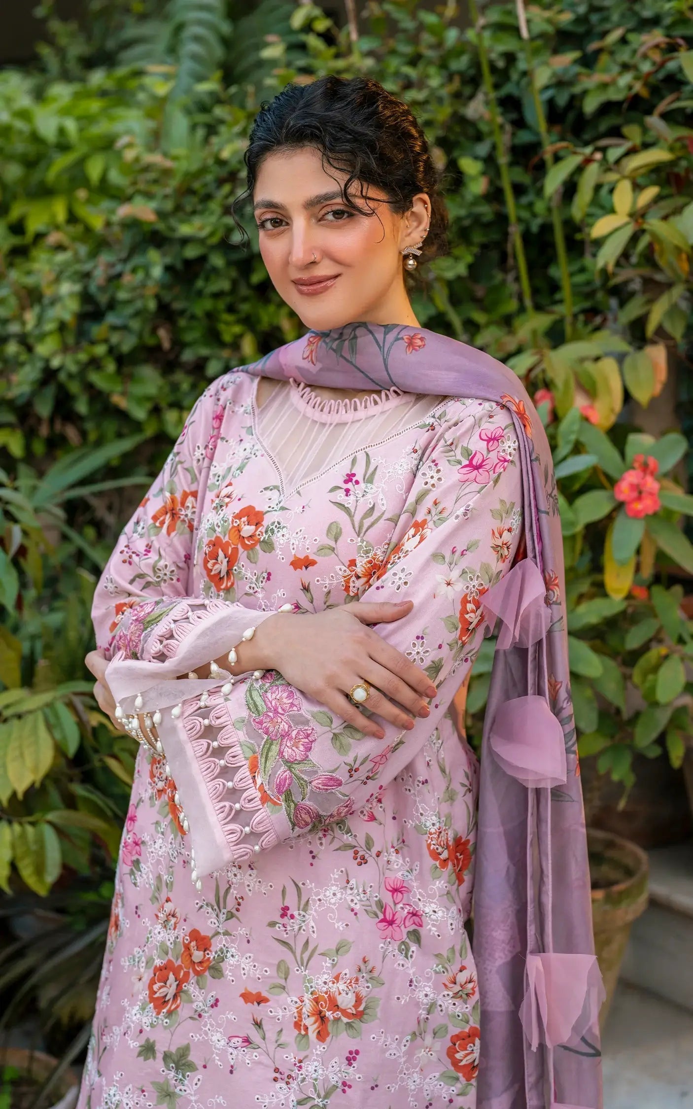 Asifa and Nabeel | Gulkari Summer 25 | Blossom Zephyr (GKL-09) by Asifa and Nabeel - Designer Dress - Type: Ladies Clothes - Available at Libayah - 100% Original
