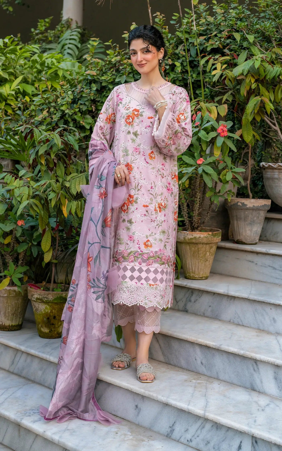 Asifa and Nabeel | Gulkari Summer 25 | Blossom Zephyr (GKL-09) by Asifa and Nabeel - Designer Dress - Type: Ladies Clothes - Available at Libayah - 100% Original