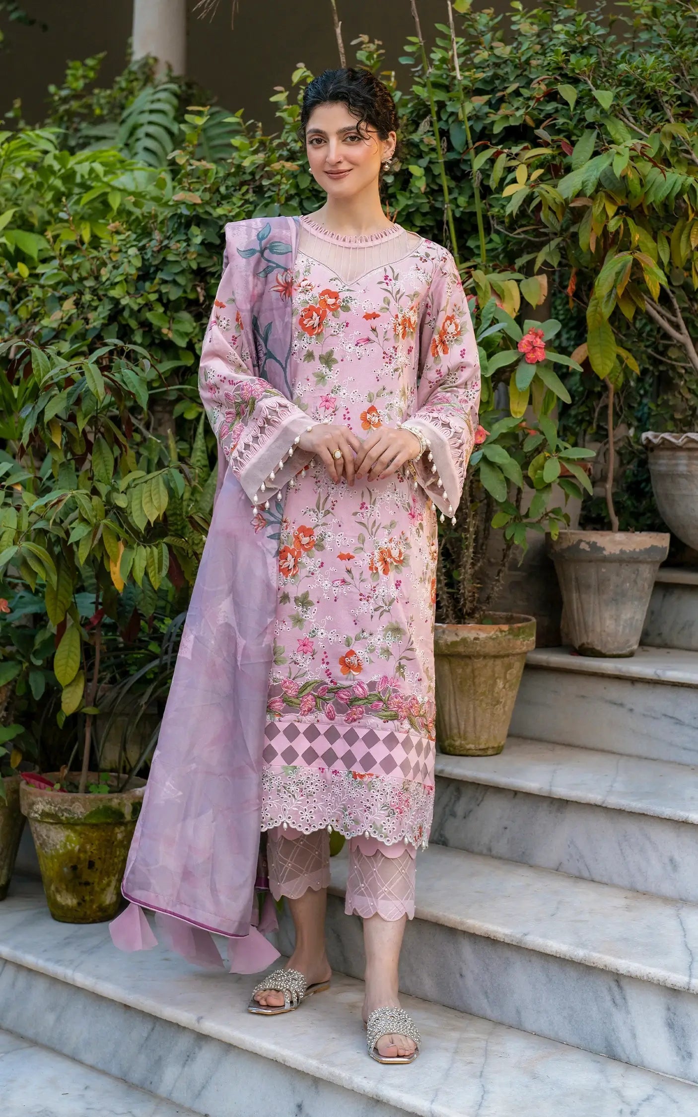 Asifa and Nabeel | Gulkari Summer 25 | Blossom Zephyr (GKL-09) by Asifa and Nabeel - Designer Dress - Type: Ladies Clothes - Available at Libayah - 100% Original