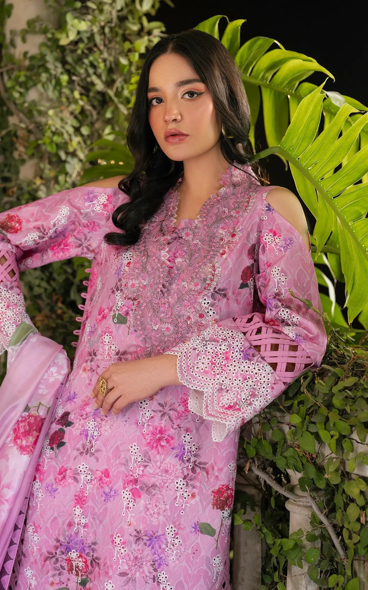 Asifa and Nabeel | Gulkari Summer 25 | Dawn Petals (GKL-10) by Asifa and Nabeel - Designer Dress - Type: Ladies Clothes - Available at Libayah - 100% Original