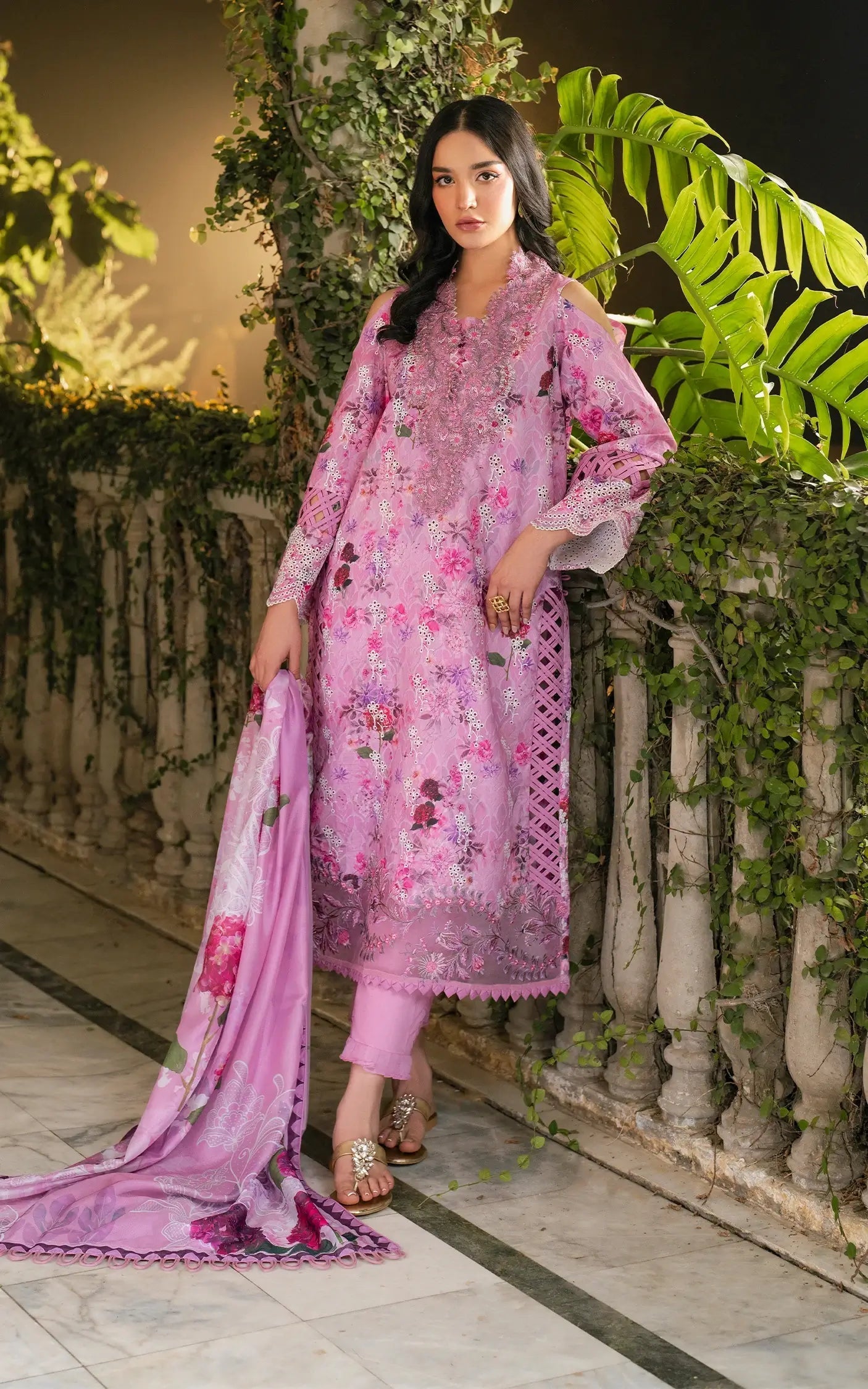 Asifa and Nabeel | Gulkari Summer 25 | Dawn Petals (GKL-10) by Asifa and Nabeel - Designer Dress - Type: Ladies Clothes - Available at Libayah - 100% Original