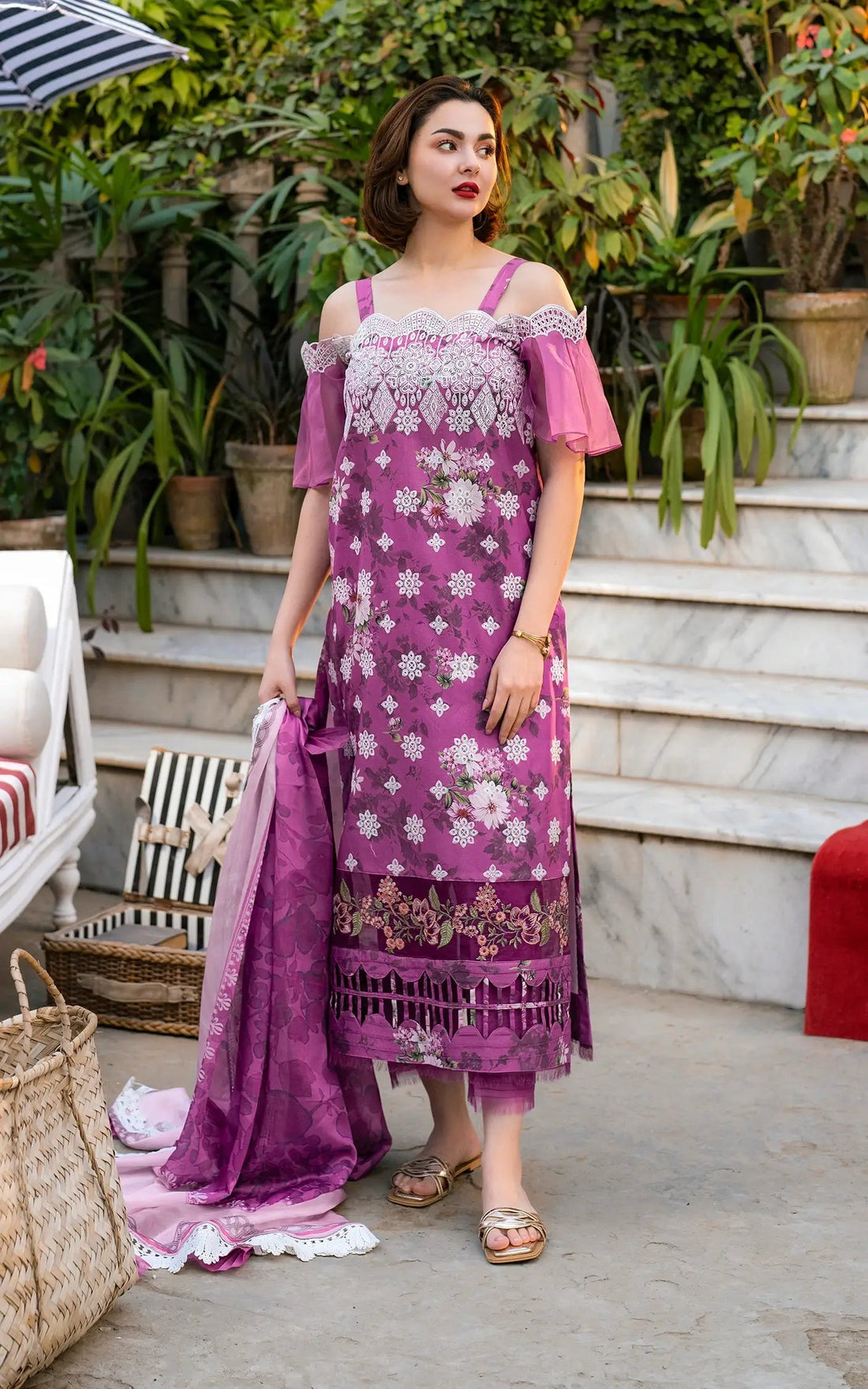 Asifa and Nabeel | Gulkari Summer 25 | Aura (GKL-12) by Asifa and Nabeel - Designer Dress - Type: Ladies Clothes - Available at Libayah - 100% Original