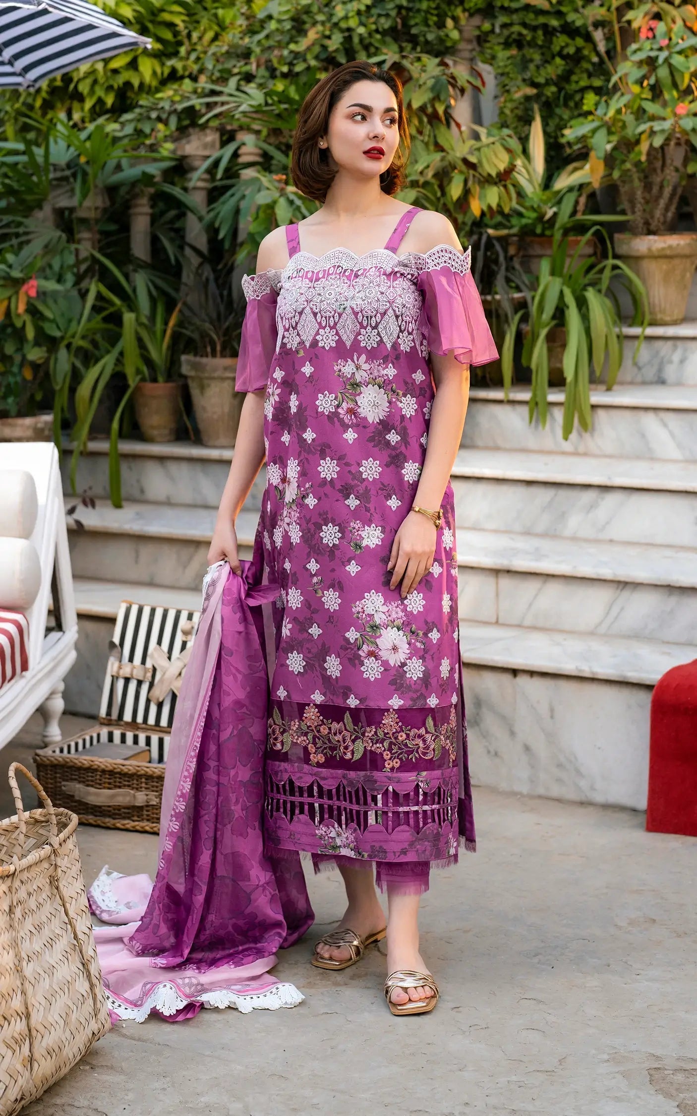 Asifa and Nabeel | Gulkari Summer 25 | Aura (GKL-12) by Asifa and Nabeel - Designer Dress - Type: Ladies Clothes - Available at Libayah - 100% Original