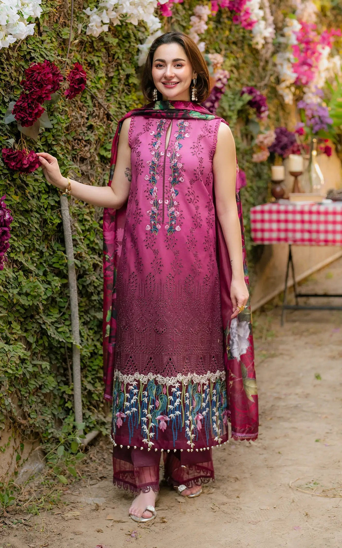 Asifa and Nabeel | Gulkari Summer 25 | Sunkissed Garden (GKL-13) by Asifa and Nabeel - Designer Dress - Type: Ladies Clothes - Available at Libayah - 100% Original
