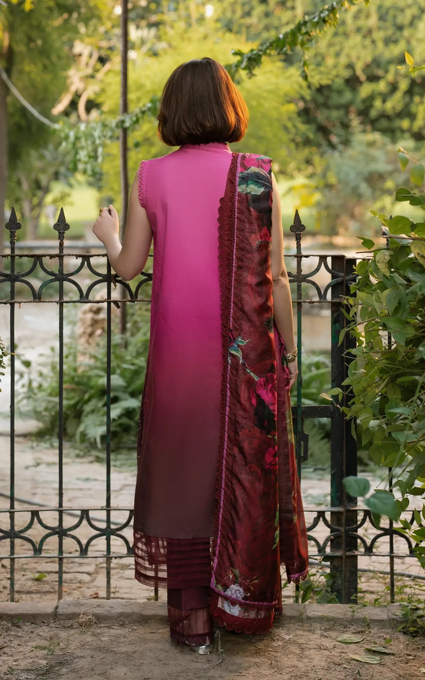 Asifa and Nabeel | Gulkari Summer 25 | Sunkissed Garden (GKL-13) by Asifa and Nabeel - Designer Dress - Type: Ladies Clothes - Available at Libayah - 100% Original