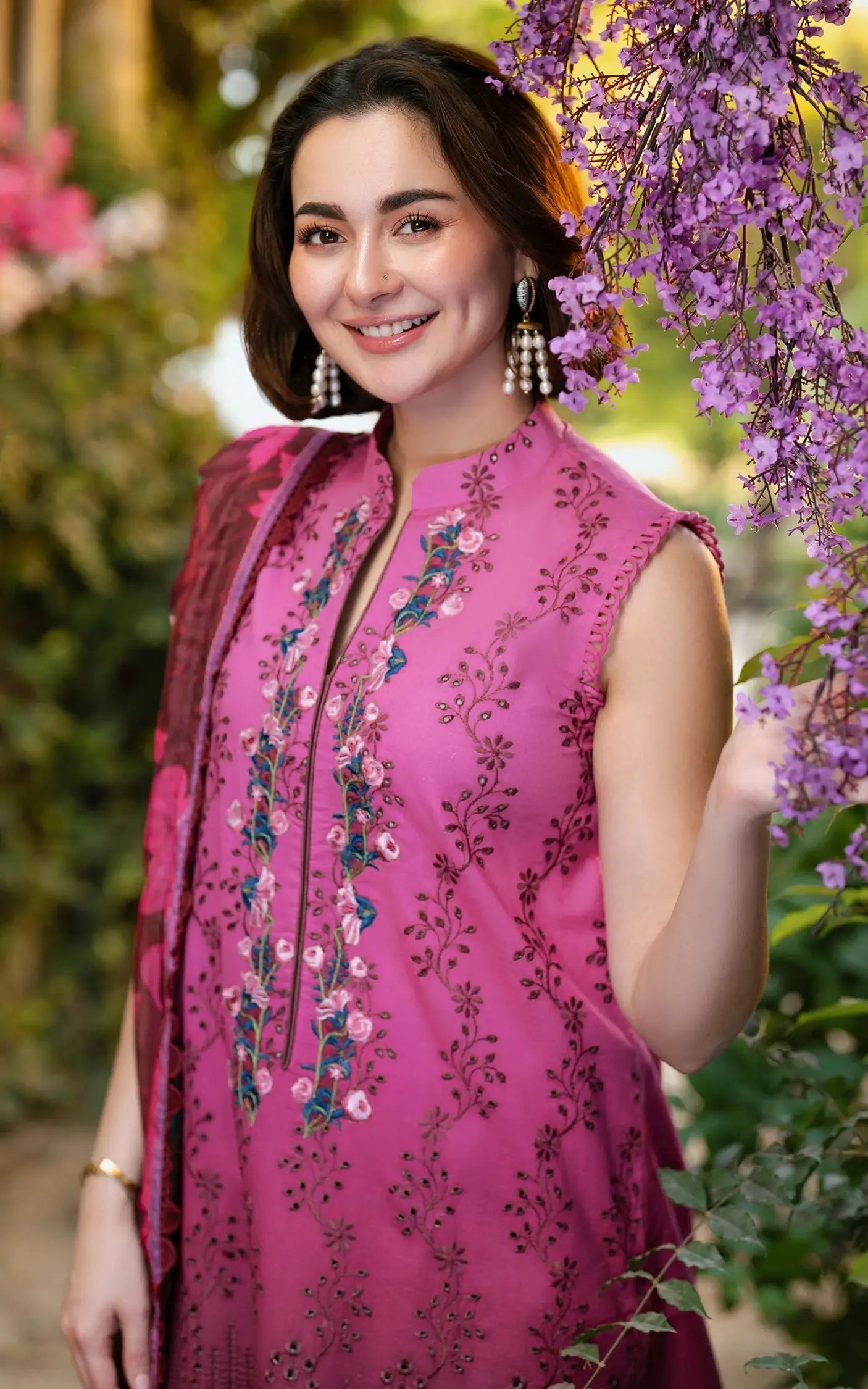 Asifa and Nabeel | Gulkari Summer 25 | Sunkissed Garden (GKL-13) by Asifa and Nabeel - Designer Dress - Type: Ladies Clothes - Available at Libayah - 100% Original