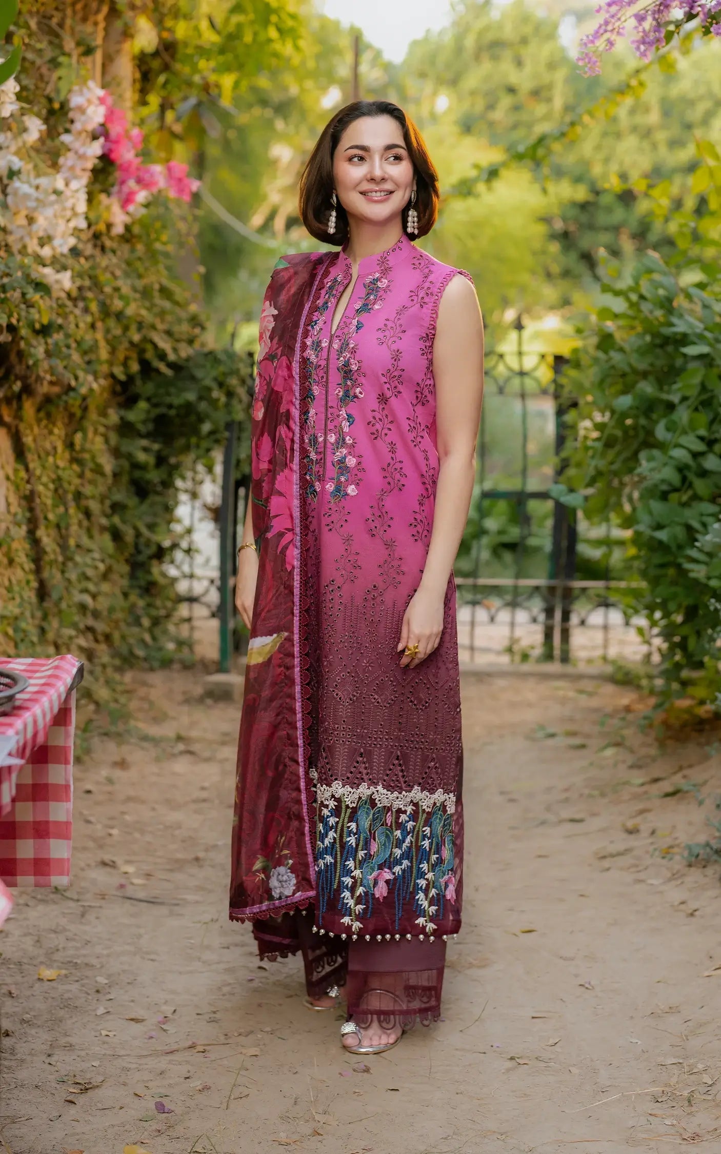 Asifa and Nabeel | Gulkari Summer 25 | Sunkissed Garden (GKL-13) by Asifa and Nabeel - Designer Dress - Type: Ladies Clothes - Available at Libayah - 100% Original