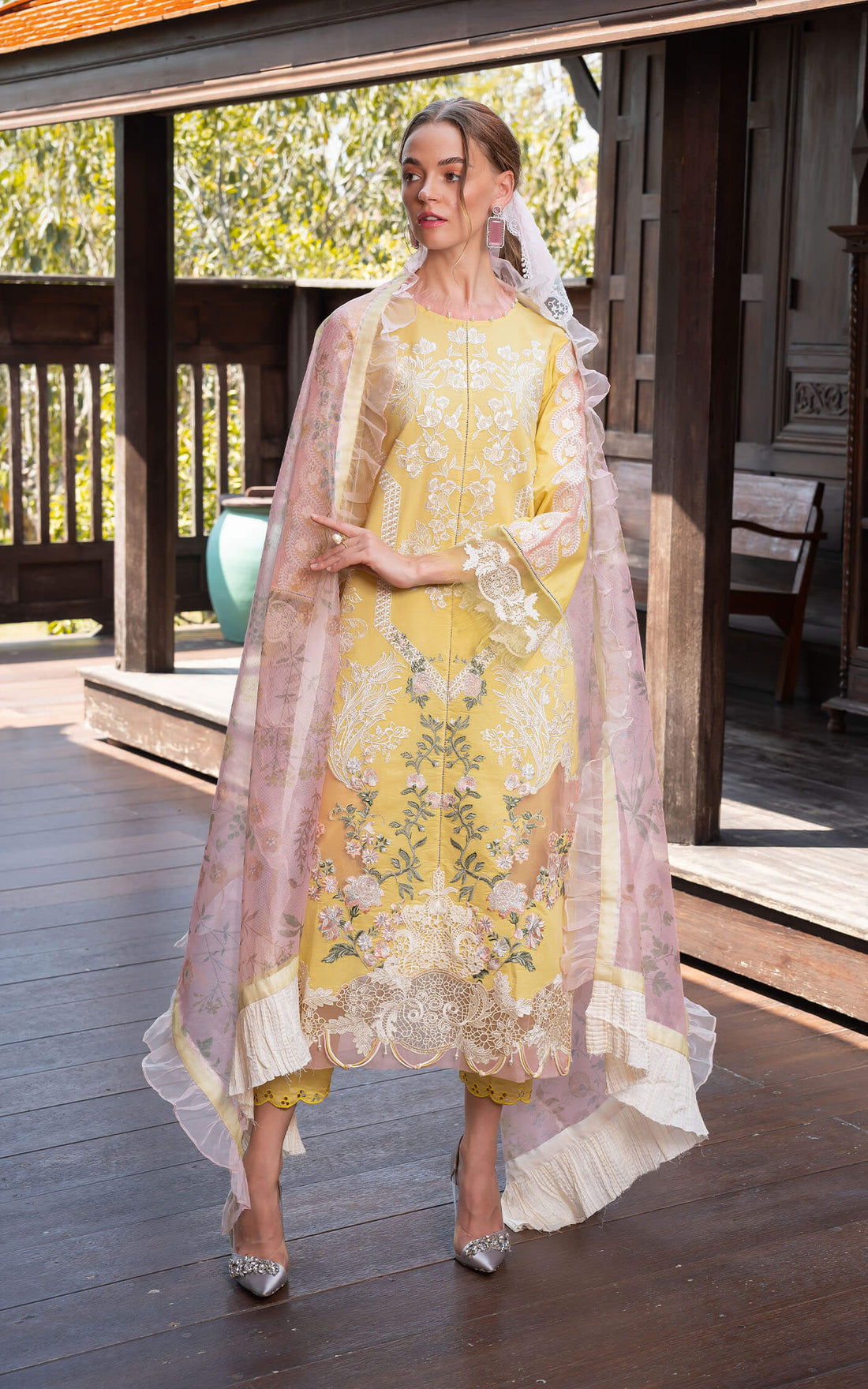 Asifa and Nabeel | Rosemary Ruffles 24 | Essence by Asifa and Nabeel - Designer Dress - Type: Ladies Clothes - Available at Libayah - 100% Original