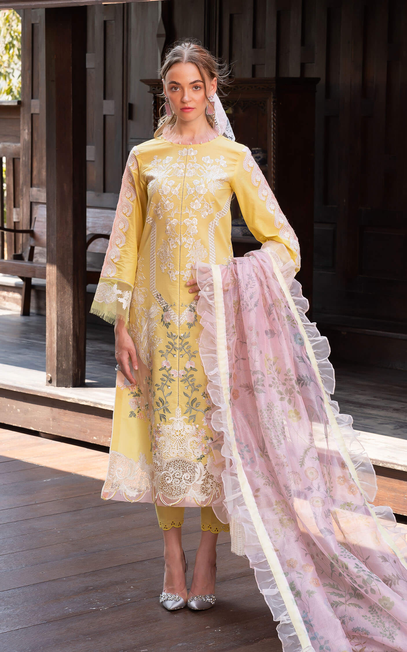 Asifa and Nabeel | Rosemary Ruffles 24 | Essence by Asifa and Nabeel - Designer Dress - Type: Ladies Clothes - Available at Libayah - 100% Original