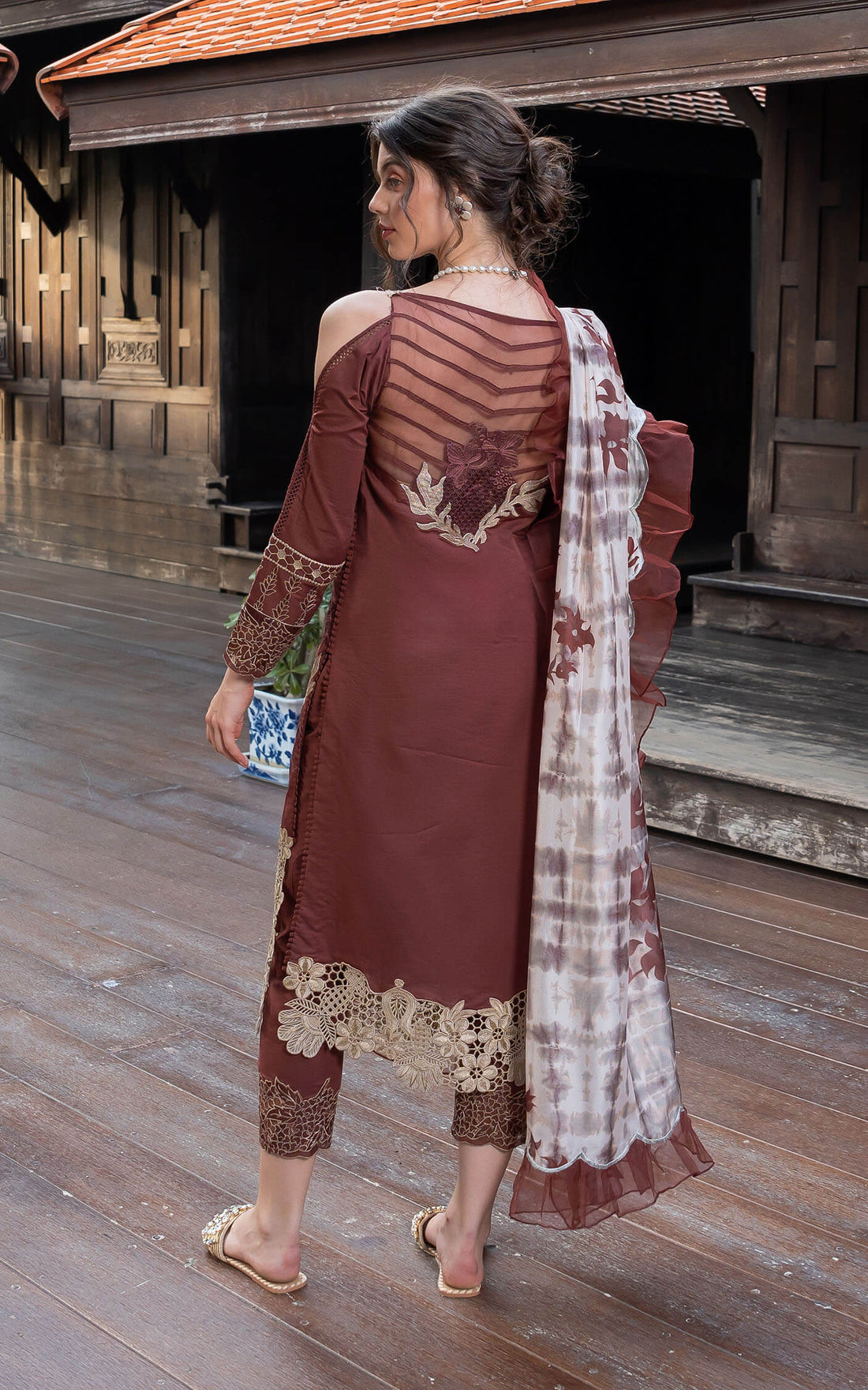 Asifa and Nabeel | Rosemary Ruffles 24 | Sheen by Asifa and Nabeel - Designer Dress - Type: Ladies Clothes - Available at Libayah - 100% Original