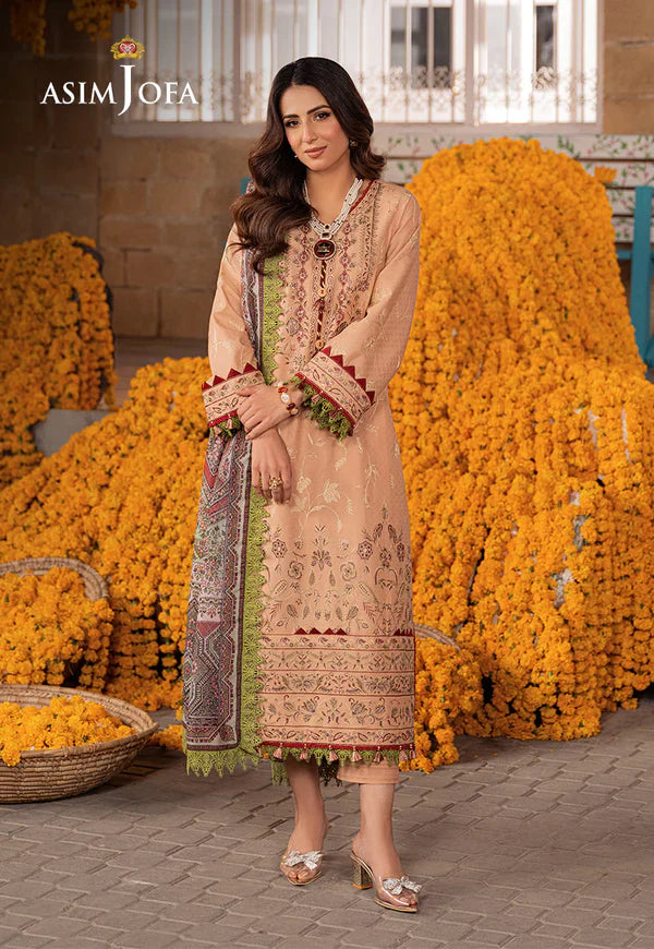 Asim Jofa | Aira Summer Prints | AJAR-31 by Asim Jofa - Designer Dress - Type: Ladies Clothes - Available at Libayah - 100% Original
