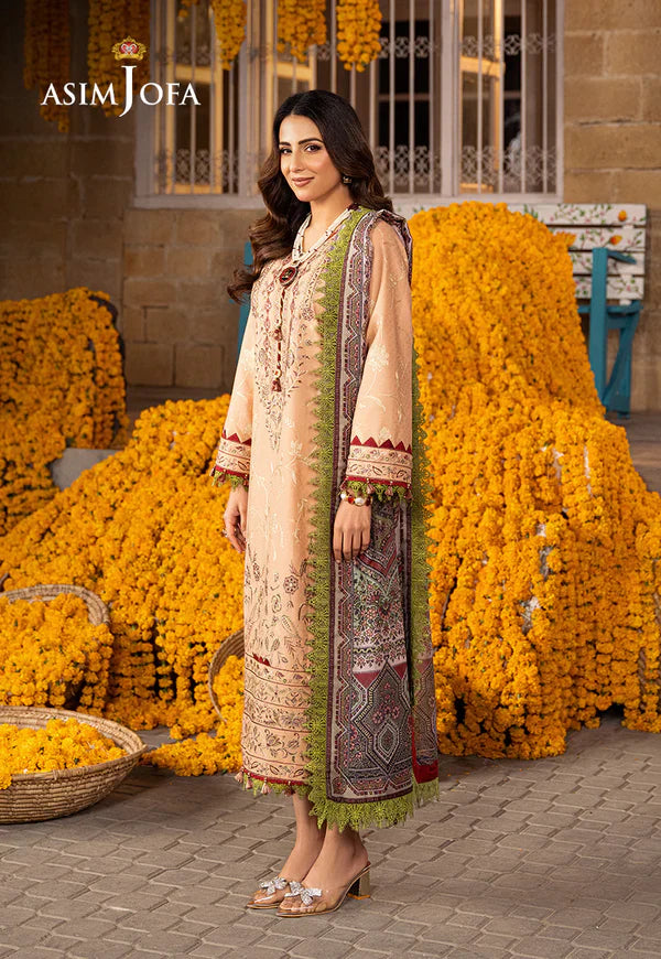 Asim Jofa | Aira Summer Prints | AJAR-31 by Asim Jofa - Designer Dress - Type: Ladies Clothes - Available at Libayah - 100% Original