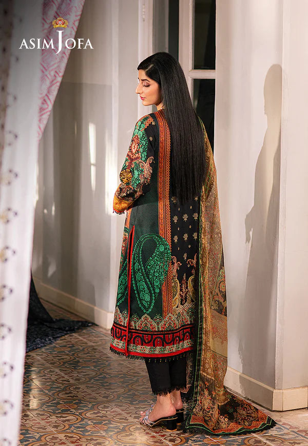 Asim Jofa | Aira Summer Prints | AJAR-18 by Asim Jofa - Designer Dress - Type: Ladies Clothes - Available at Libayah - 100% Original