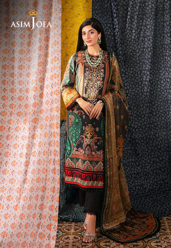 Asim Jofa | Aira Summer Prints | AJAR-18 by Asim Jofa - Designer Dress - Type: Ladies Clothes - Available at Libayah - 100% Original