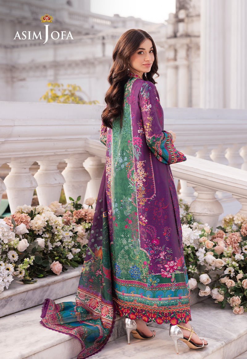 Asim Jofa | Charmuse Silk | AJRS-02 by Asim Jofa - Designer Dress - Type: Ladies Clothes - Available at Libayah - 100% Original