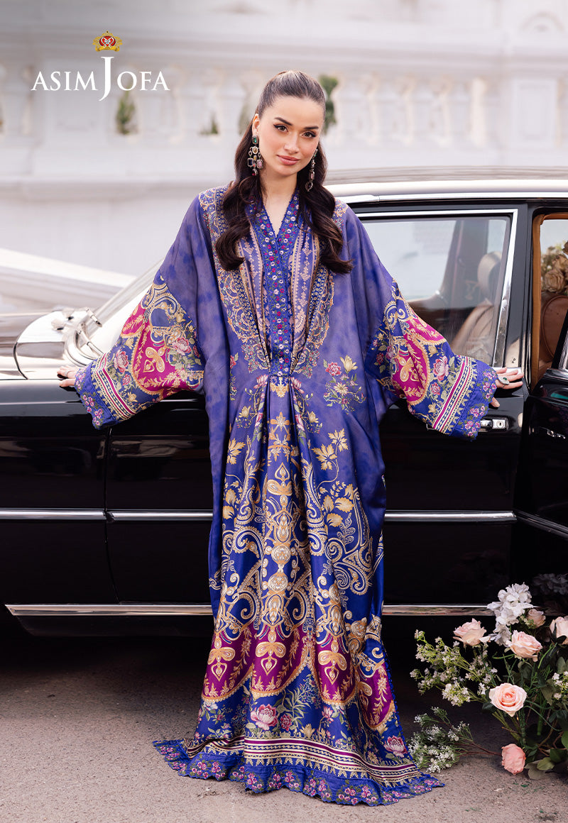 Asim Jofa | Charmuse Silk | AJRS-06 by Asim Jofa - Designer Dress - Type: Ladies Clothes - Available at Libayah - 100% Original