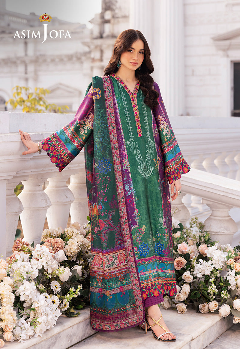 Asim Jofa | Charmuse Silk | AJRS-02 by Asim Jofa - Designer Dress - Type: Ladies Clothes - Available at Libayah - 100% Original