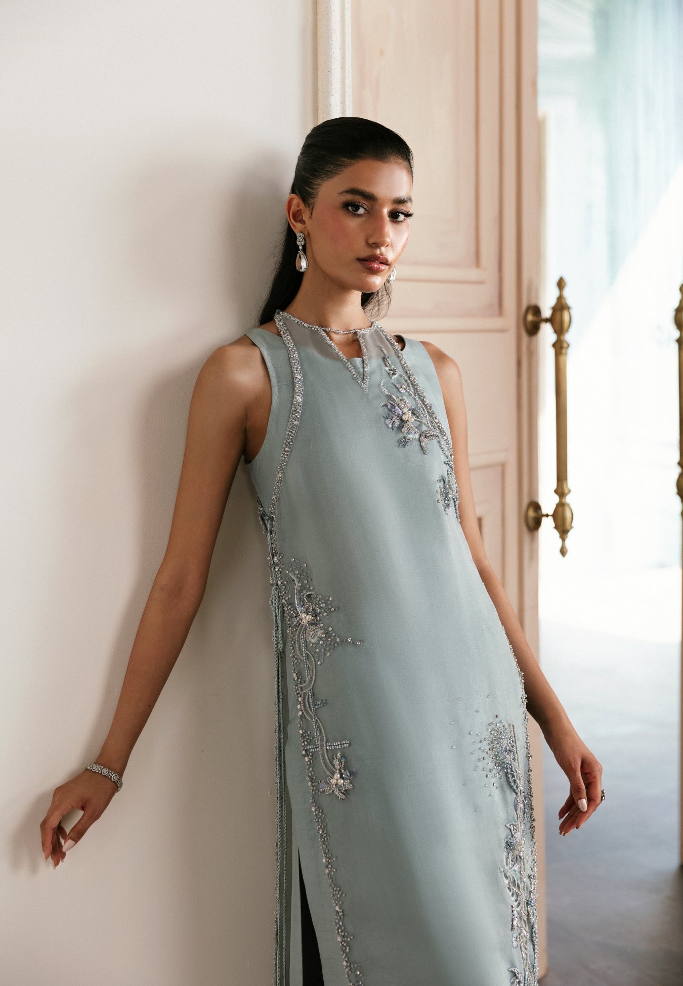 Ayesha and Usman | Bliss Luxury Pret | Moon stone by Ayesha and Usman - Designer Dress - Type: Ladies Clothes - Available at Libayah - 100% Original