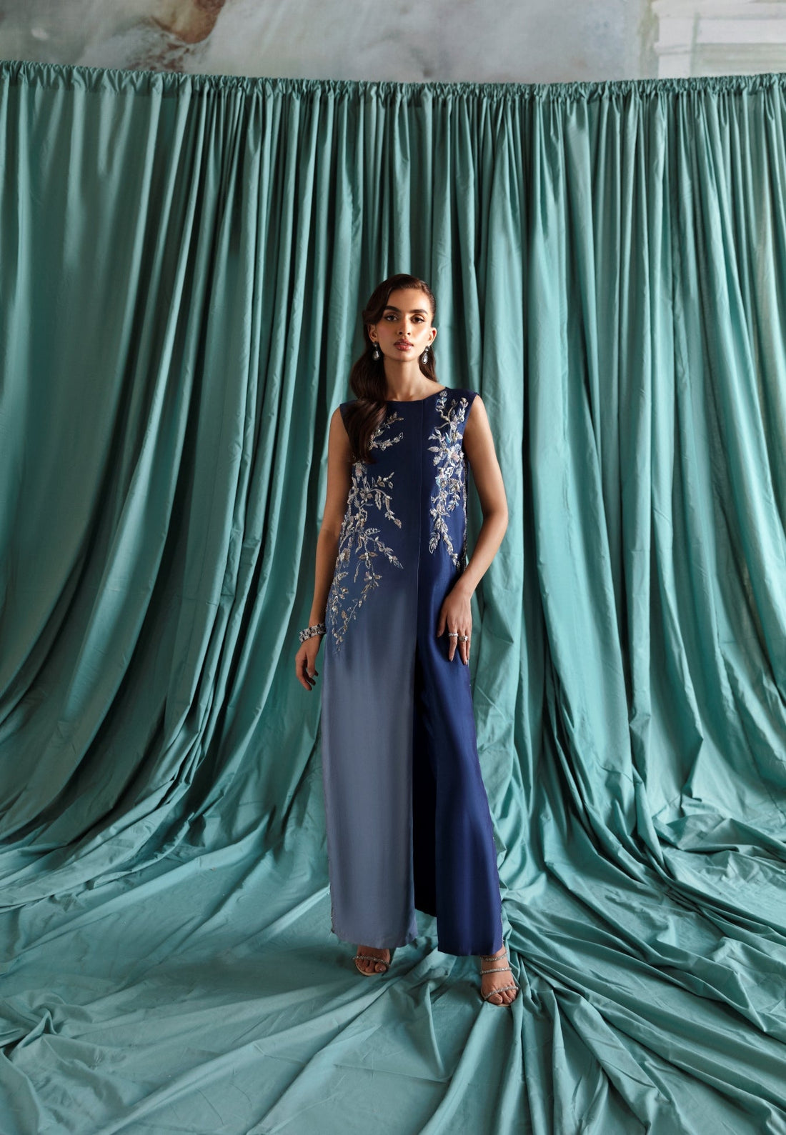 Ayesha and Usman | Bliss Luxury Pret | Ocean Ombre by Ayesha and Usman - Designer Dress - Type: Ladies Clothes - Available at Libayah - 100% Original