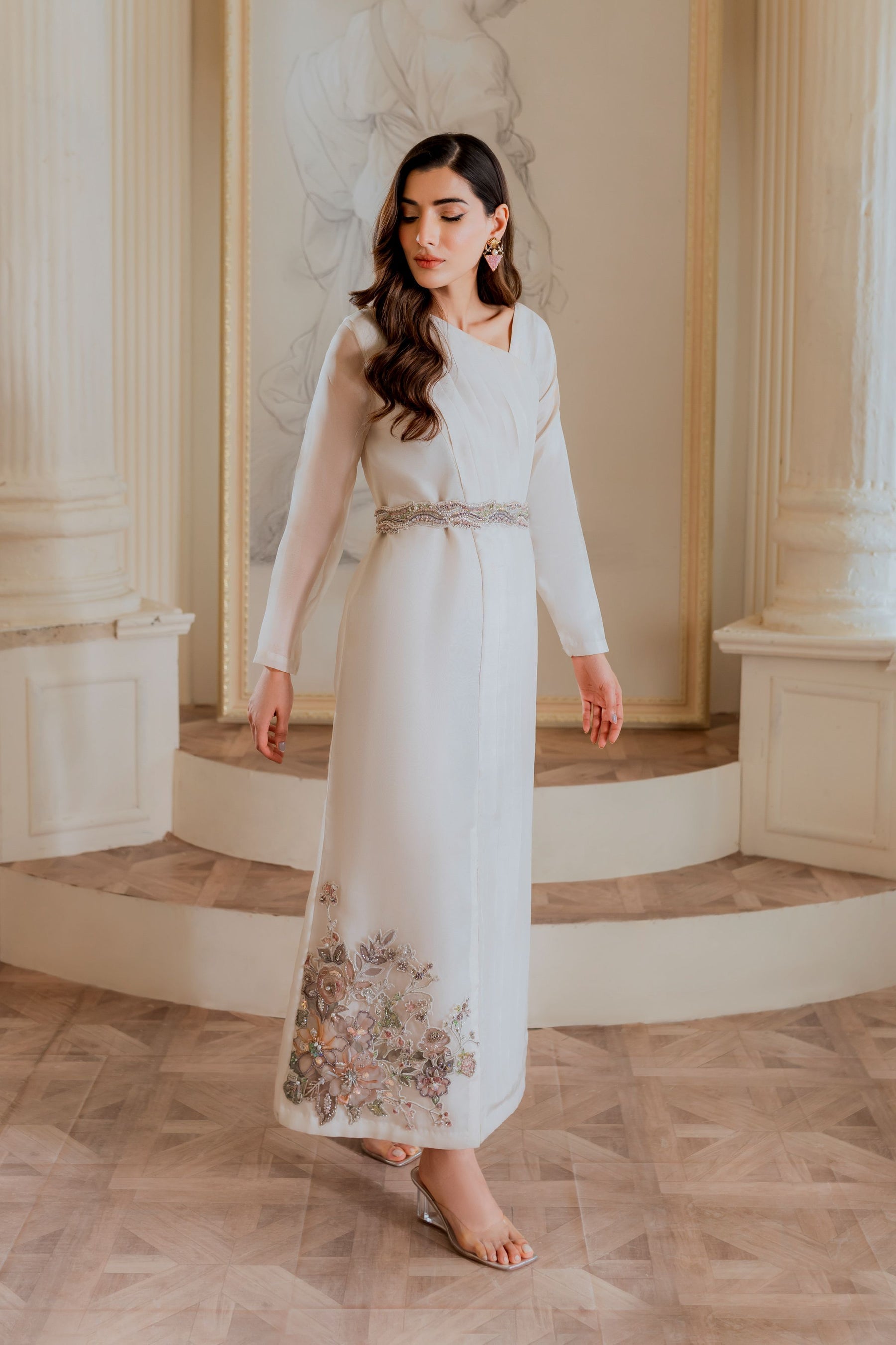 Ayesha and Usman | Grape Wine Luxury Pret | Daisy by Ayesha and Usman - Designer Dress - Type: Ladies Clothes - Available at Libayah - 100% Original