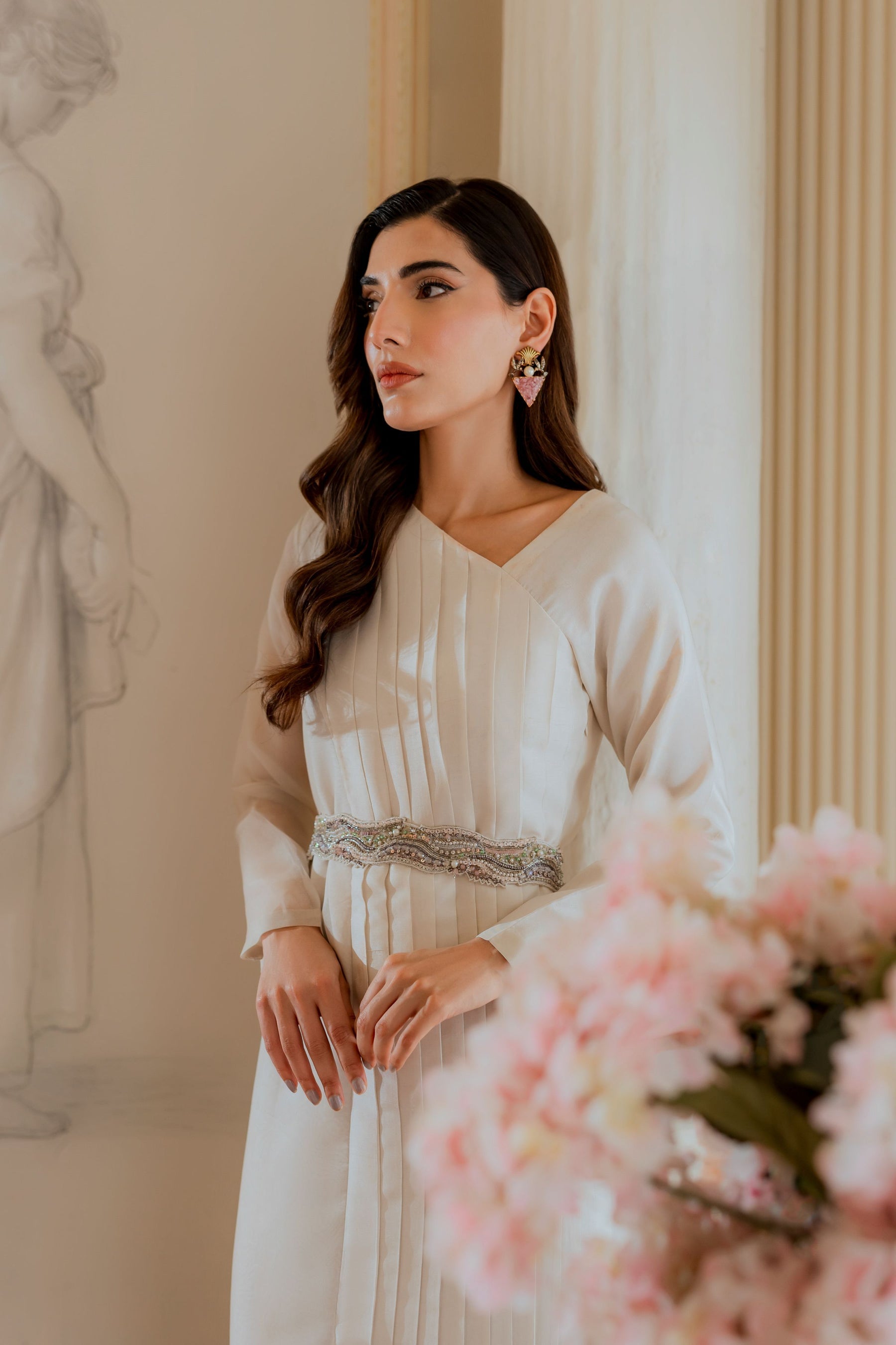 Ayesha and Usman | Grape Wine Luxury Pret | Daisy by Ayesha and Usman - Designer Dress - Type: Ladies Clothes - Available at Libayah - 100% Original