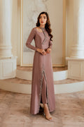 Ayesha and Usman | Grape Wine Luxury Pret | Evara by Ayesha and Usman - Designer Dress - Type: Ladies Clothes - Available at Libayah - 100% Original