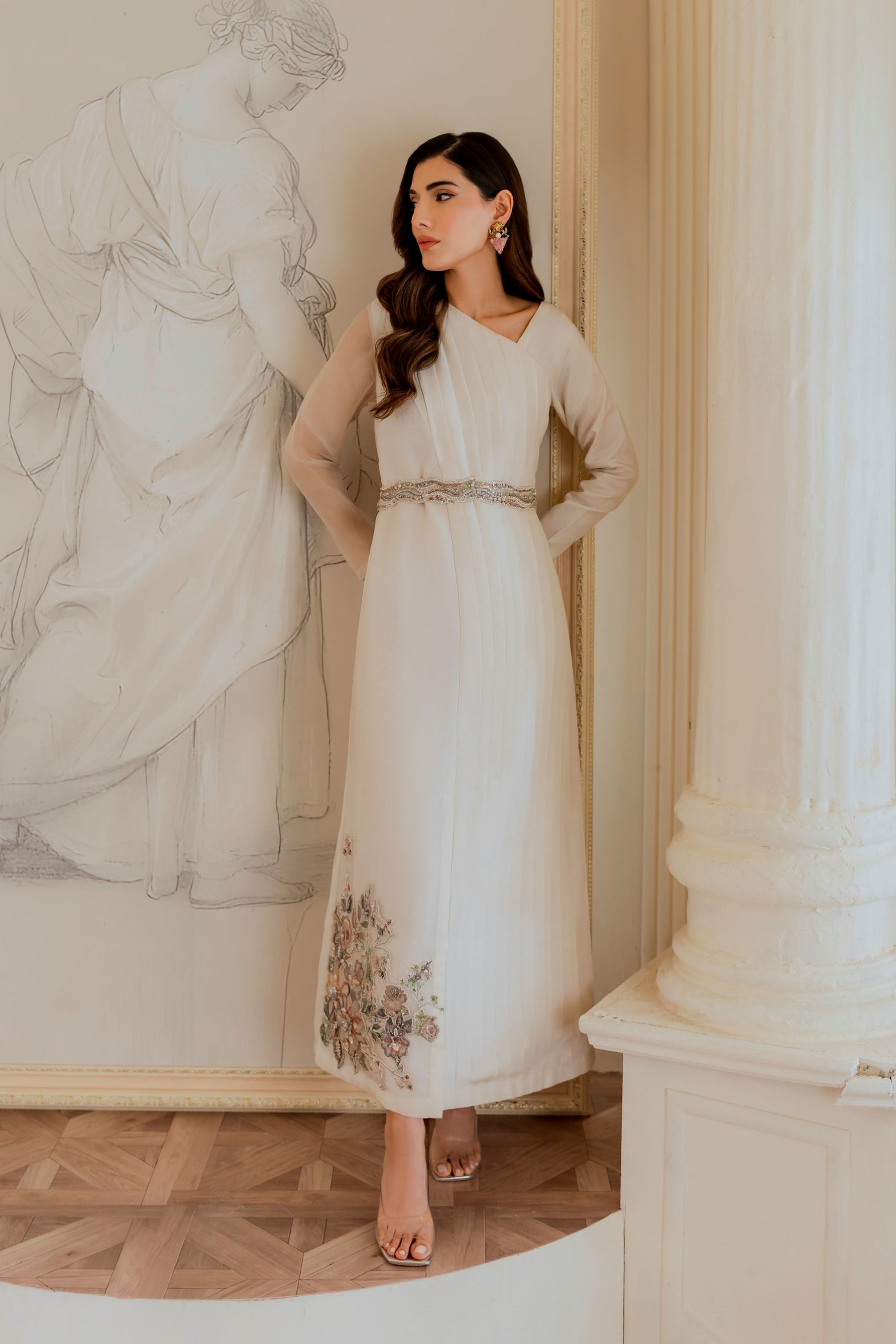 Ayesha and Usman | Grape Wine Luxury Pret | Daisy by Ayesha and Usman - Designer Dress - Type: Ladies Clothes - Available at Libayah - 100% Original