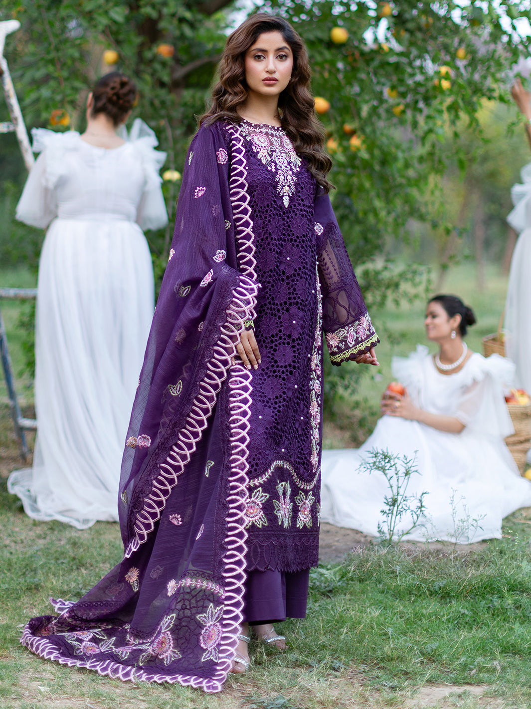 Mahnur | Sophie Luxury Lawn 25 | Ayra by Mahnur - Designer Dress - Type: Ladies Clothes - Available at Libayah - 100% Original