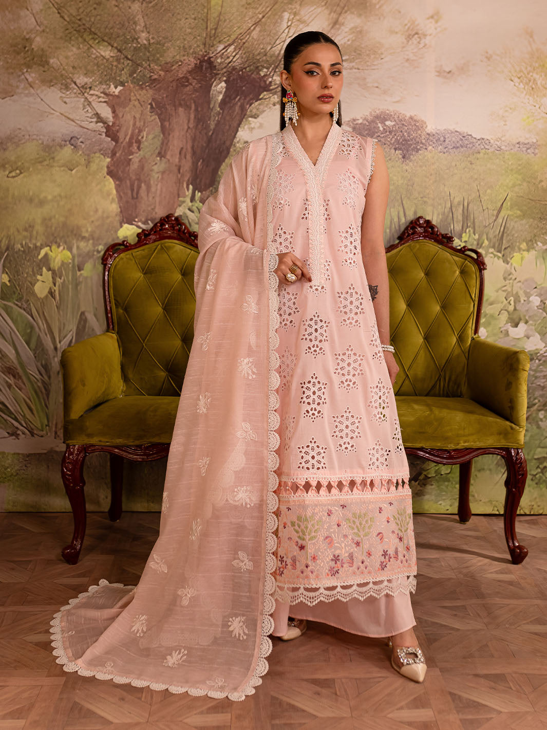Mahnur | Twilight Luxury Lawn 25 | AYSEL by Mahnur - Designer Dress - Type: Ladies Clothes - Available at Libayah - 100% Original