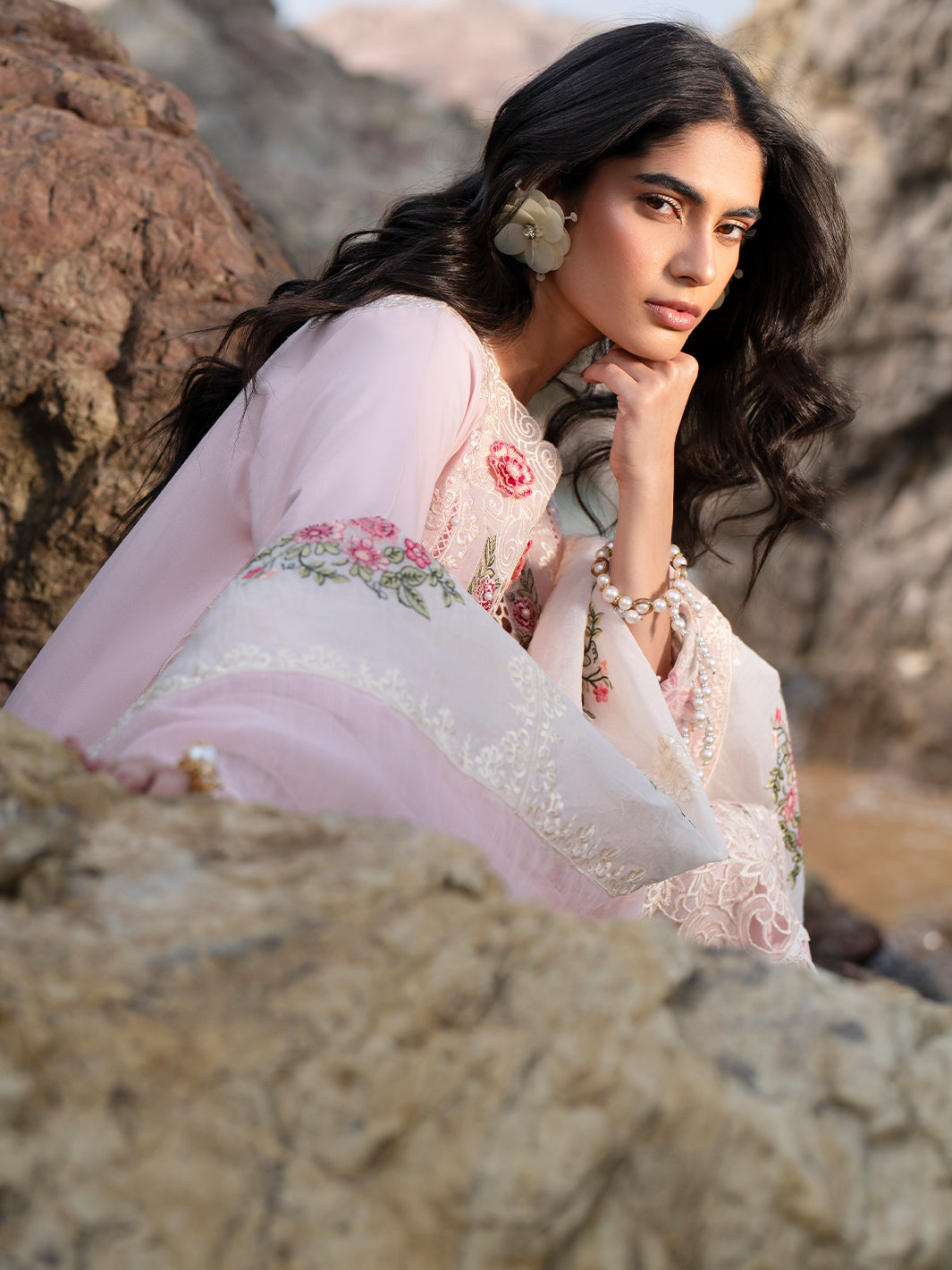 Mahnur | Sirena Luxury Lawn 25 | Azalea by Mahnur - Designer Dress - Type: Ladies Clothes - Available at Libayah - 100% Original