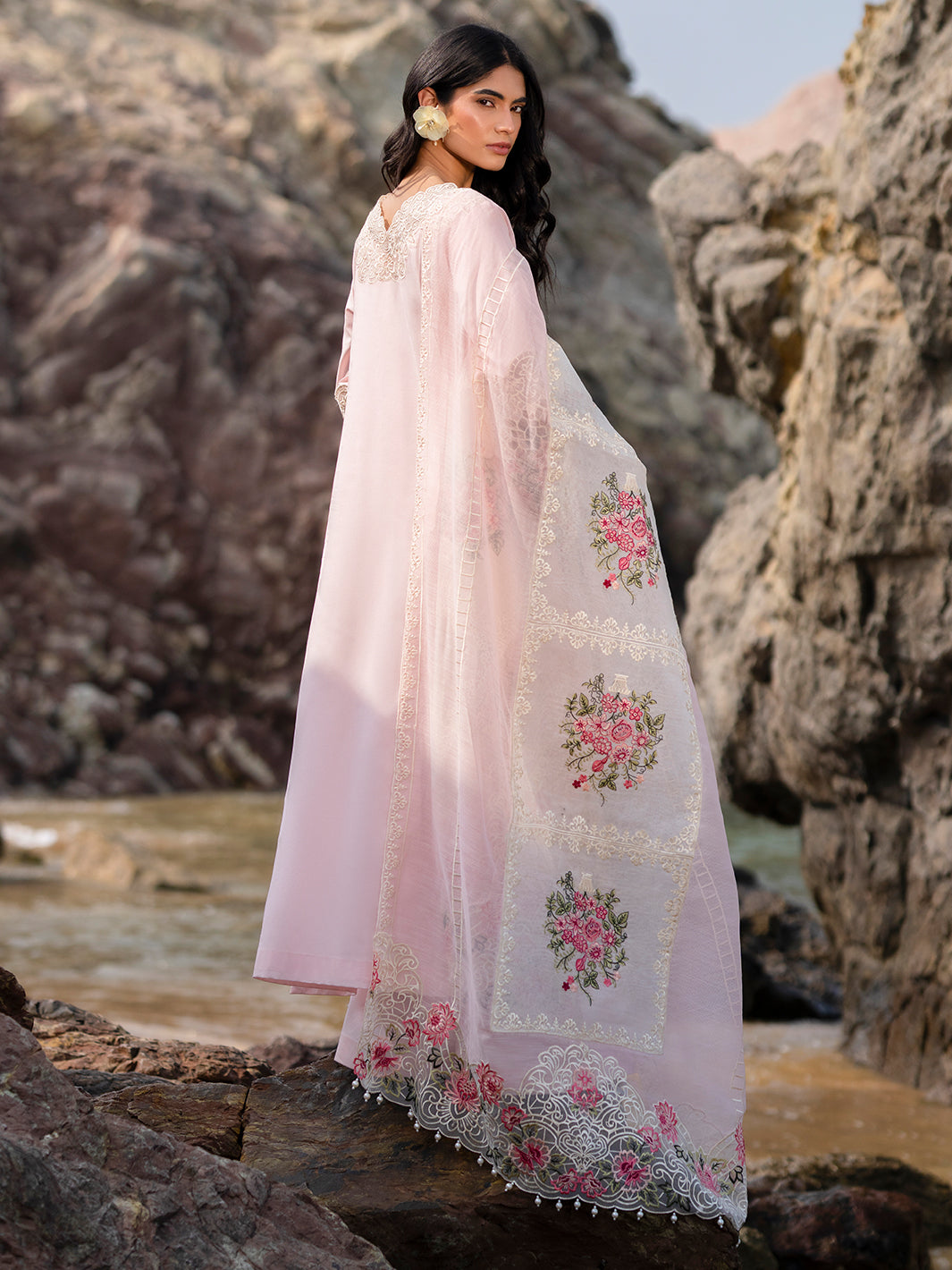 Mahnur | Sirena Luxury Lawn 25 | Azalea by Mahnur - Designer Dress - Type: Ladies Clothes - Available at Libayah - 100% Original