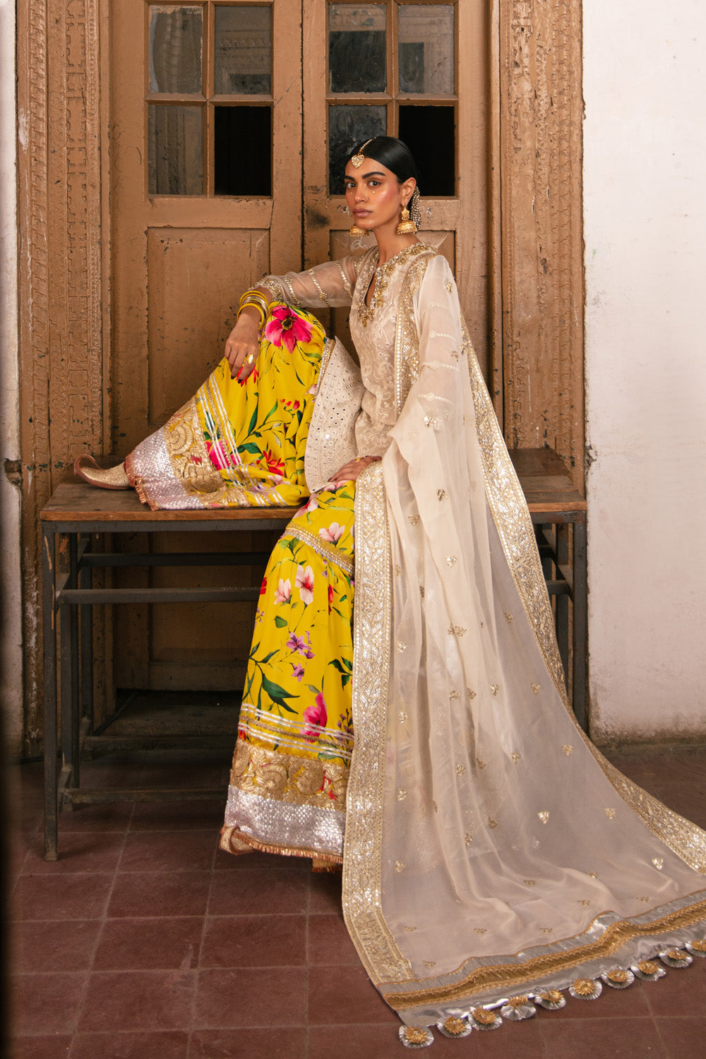 Nilofer Shahid | Maansi Edit | Azara by Nilofer Shahid - Designer Dress - Type: Ladies Clothes - Available at Libayah - 100% Original