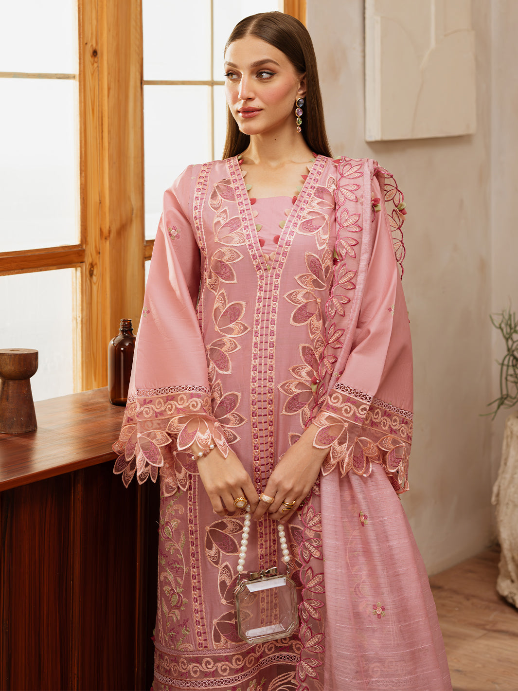 Mahnur | Florence Luxury Lawn 25 | AZMEY by Mahnur - Designer Dress - Type: Ladies Clothes - Available at Libayah - 100% Original