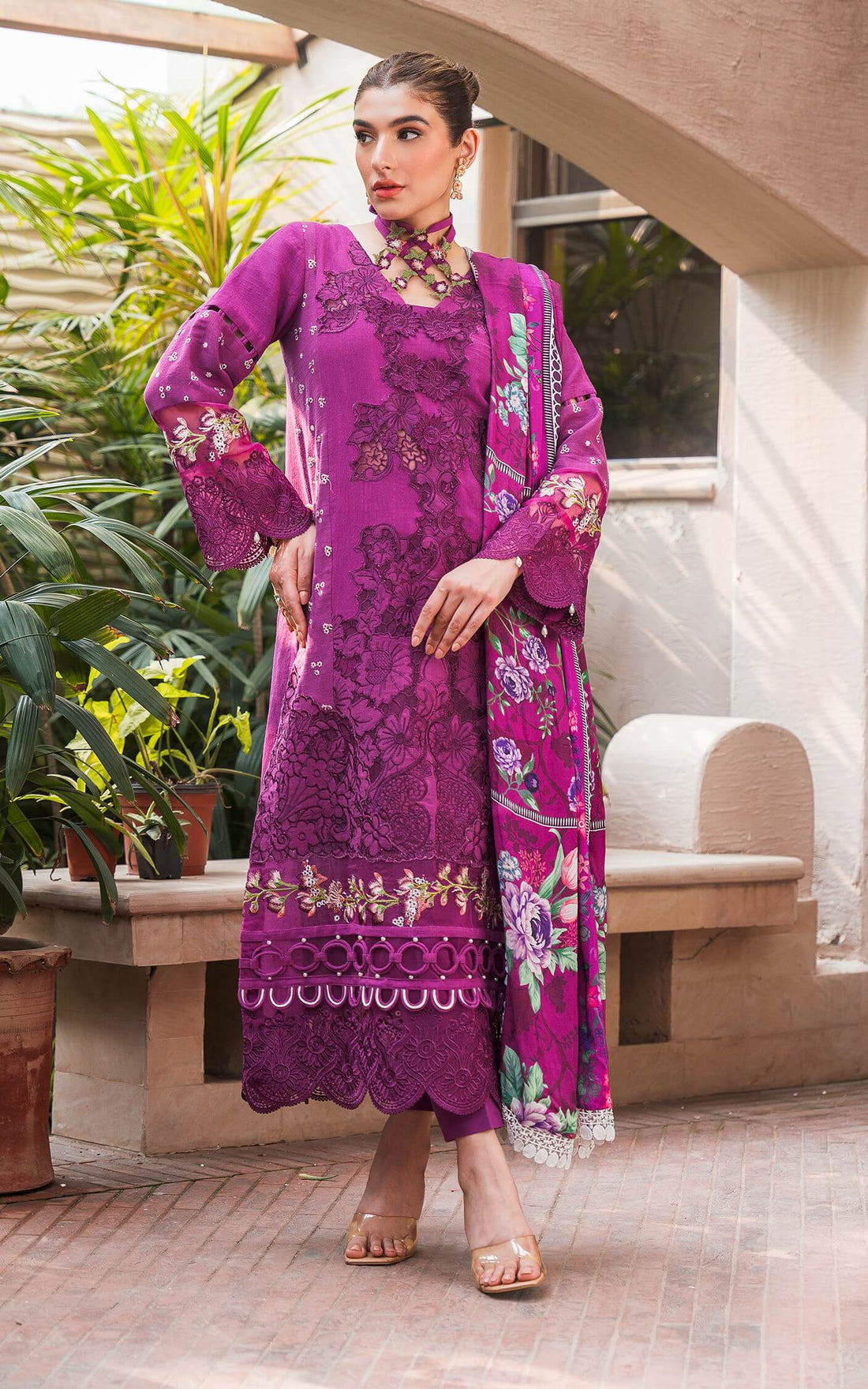 Asifa and Nabeel | Luxury Winter 24 | BLOOM WL-09 by Asifa and Nabeel - Designer Dress - Type: Ladies Clothes - Available at Libayah - 100% Original