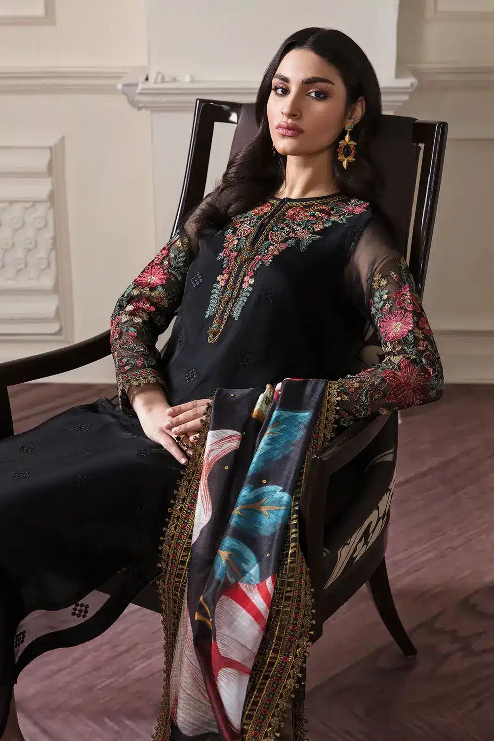 Baroque | Formals Collection | UF-290 by Baroque - Designer Dress - Type: Ladies Clothes - Available at Libayah - 100% Original