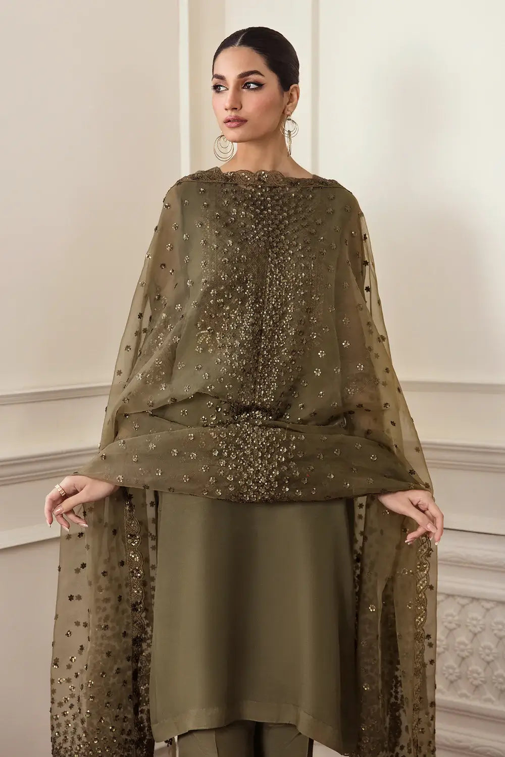 Baroque | Formals Collection | UF-295 by Baroque - Designer Dress - Type: Ladies Clothes - Available at Libayah - 100% Original