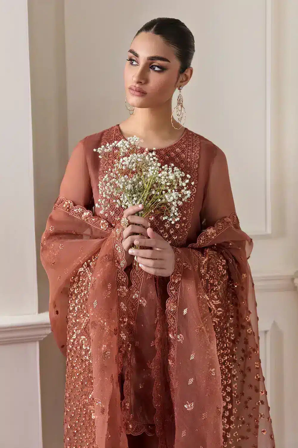 Baroque | Formals Collection | UF-296 by Baroque - Designer Dress - Type: Ladies Clothes - Available at Libayah - 100% Original