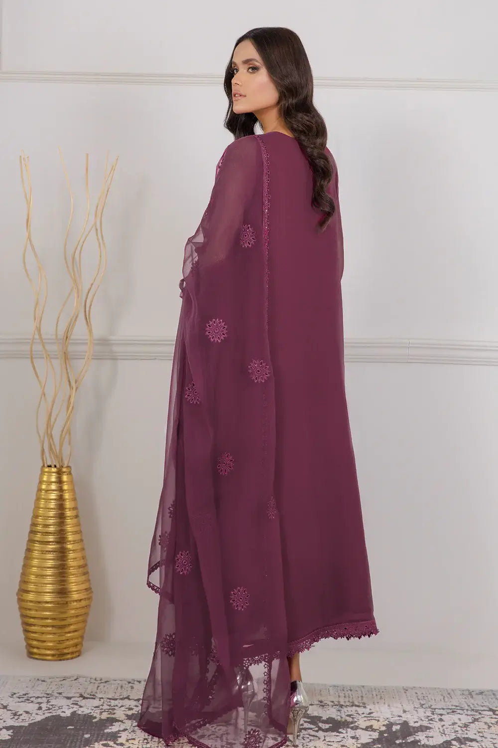 Baroque | Formals Collection | UF-337 by Baroque - Designer Dress - Type: Ladies Clothes - Available at Libayah - 100% Original
