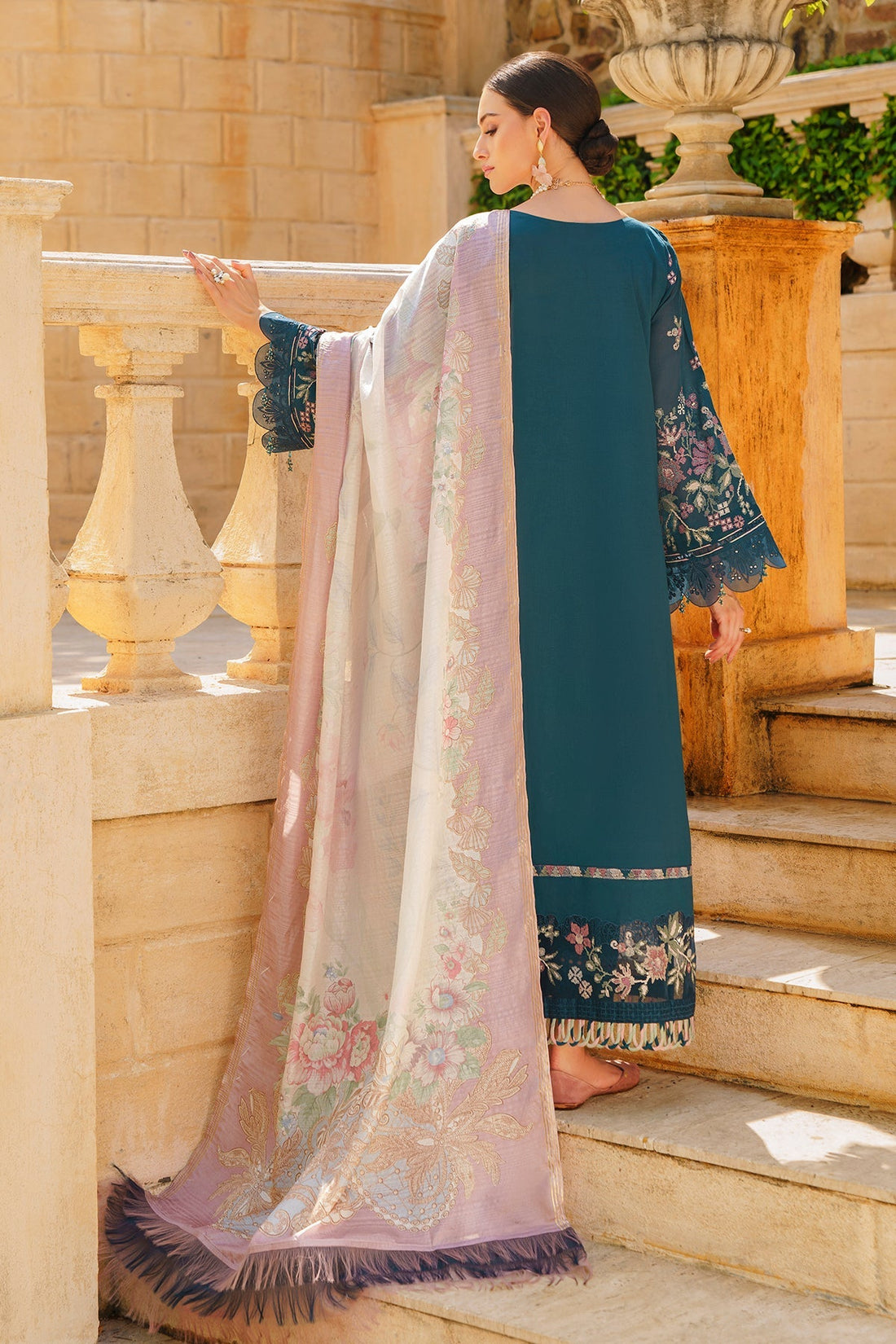 Baroque | Swiss Lawn 24 | SL12-D02 by Baroque - Designer Dress - Type: Ladies Clothes - Available at Libayah - 100% Original