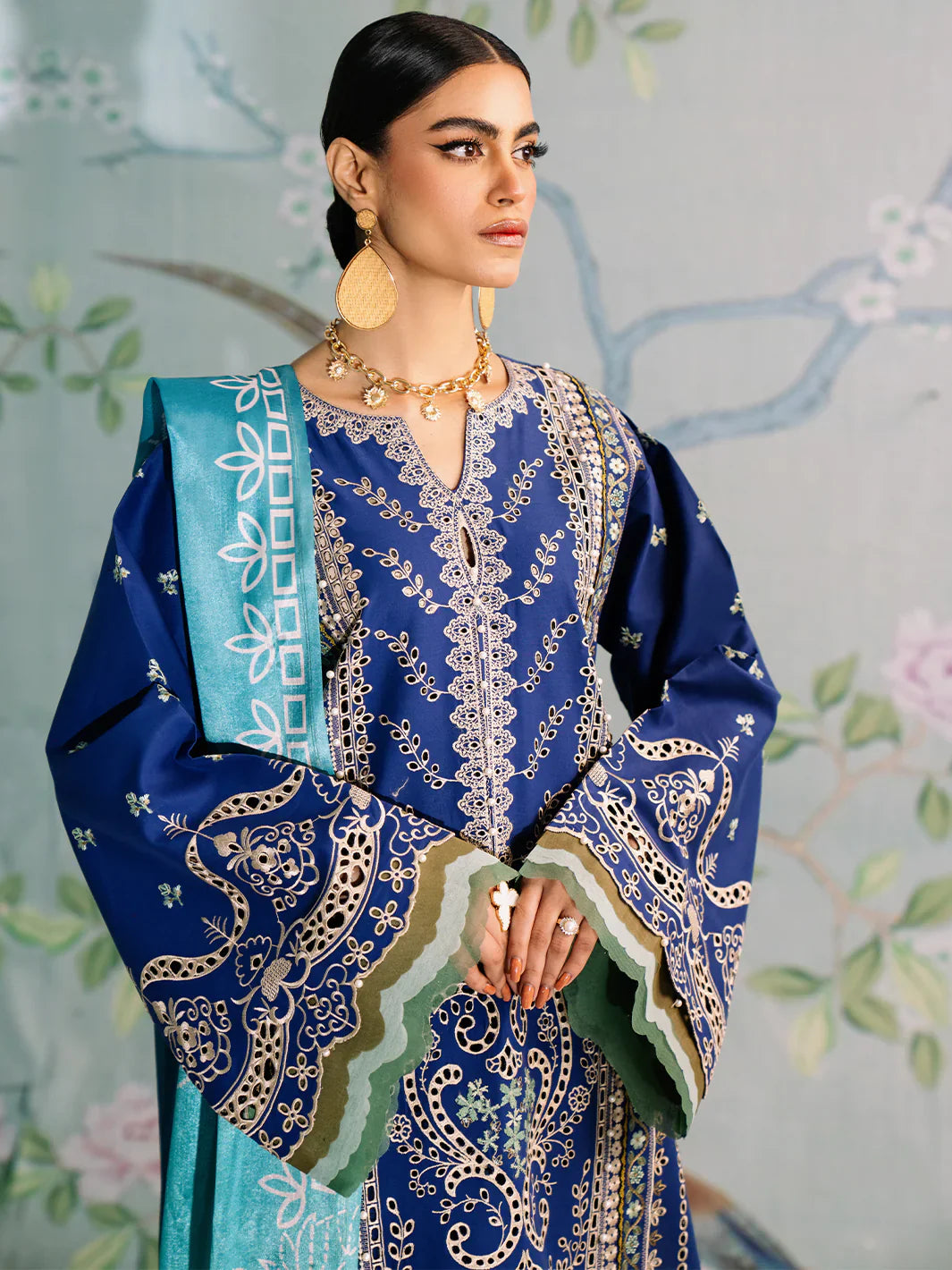 Bin Ilyas | La Hira Spring Summer 24 | 202-A by Bin Ilyas - Designer Dress - Type: Ladies Clothes - Available at Libayah - 100% Original